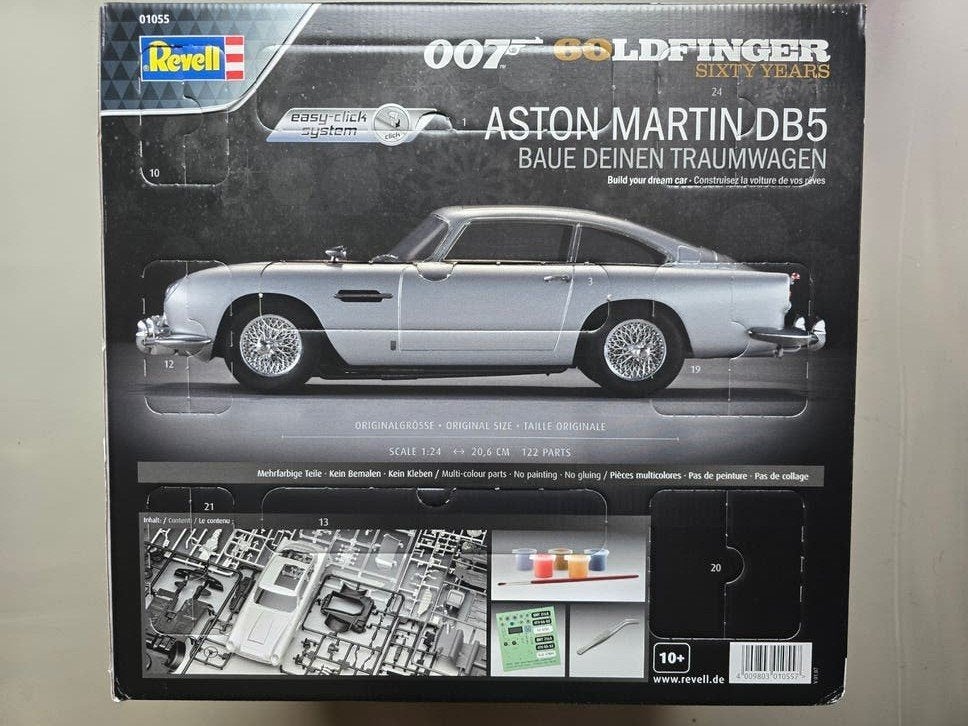 Revell 007 Aston Martin DB5 Goldfinger Adventskalender, Ophalen, 1:50 of kleiner, Auto, Revell