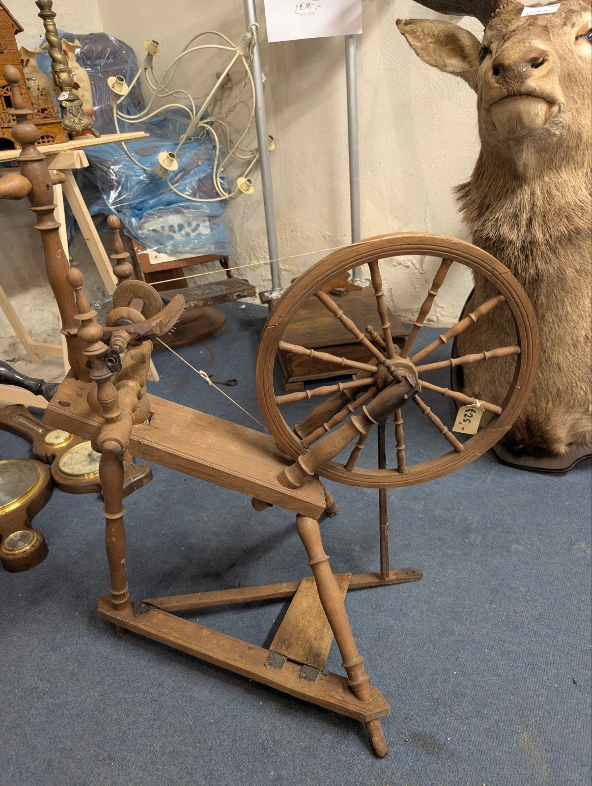 antieke spinnewiel €15., Ophalen, Onbekend, Onbekend, Onbekend