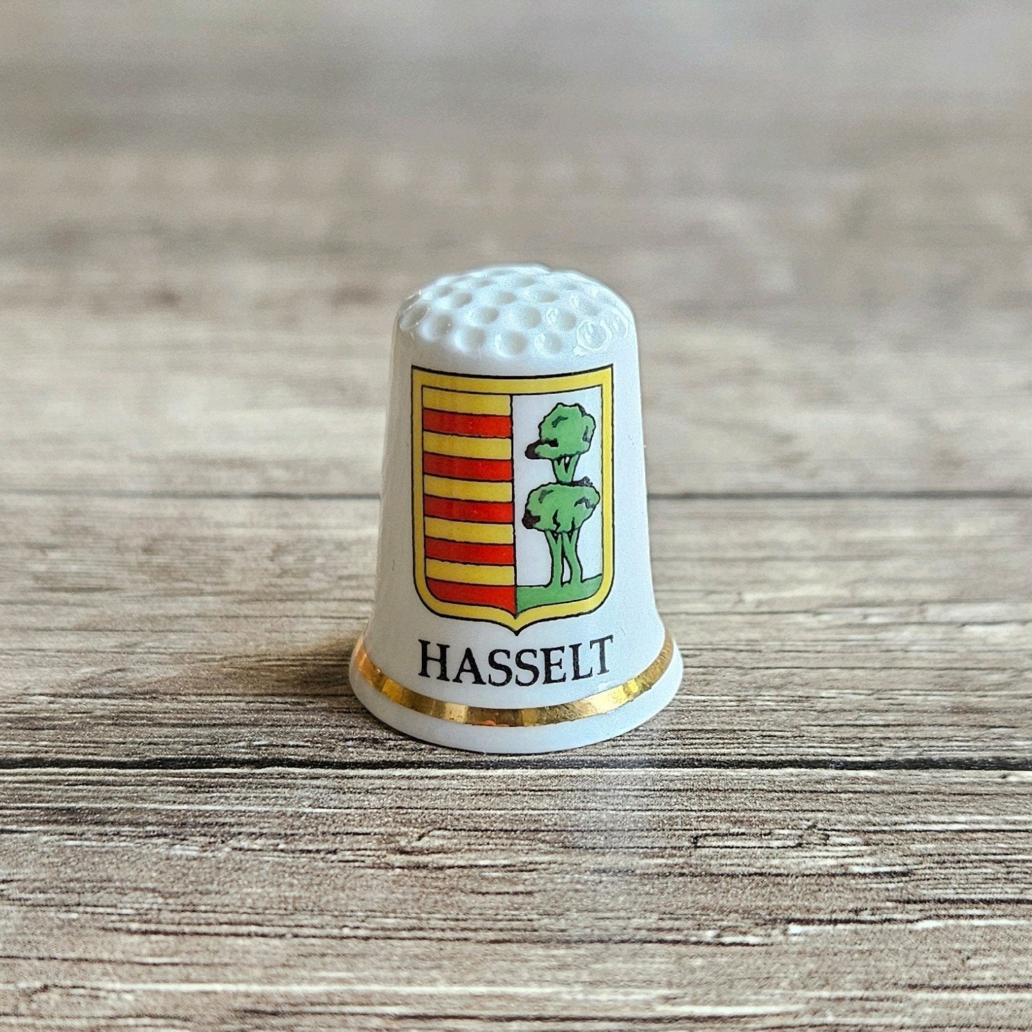vingerhoedjes verzamelen  - Hasselt - vingerhoed, Ophalen of Verzenden, Zo goed als nieuw, Porselein, Nederland