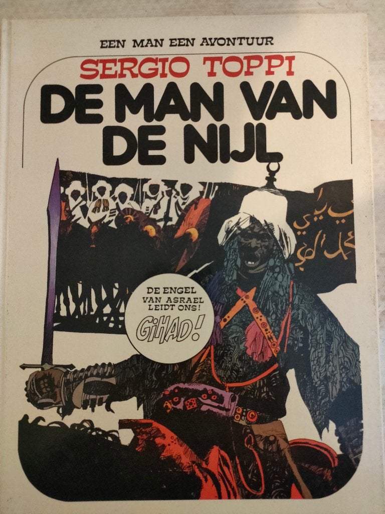 EEN MAN EEN AVONTUUR nr. 1 De man van de Nijl (hc), Gelezen, Eén stripboek, Ophalen of Verzenden, Sergio Toppi