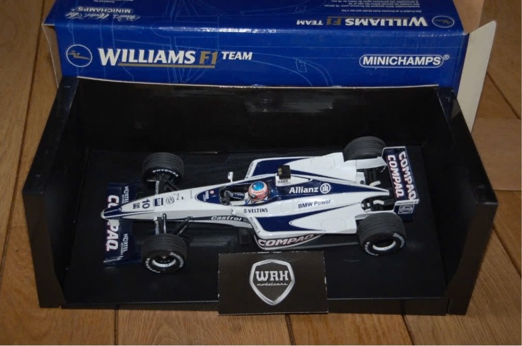 1:18 WILLIAMS FW22 F1 JENSON BUTTON Minichamps in box WRH, Hobby en Vrije tijd, Modelauto's | 1:18, Verzenden, Zo goed als nieuw