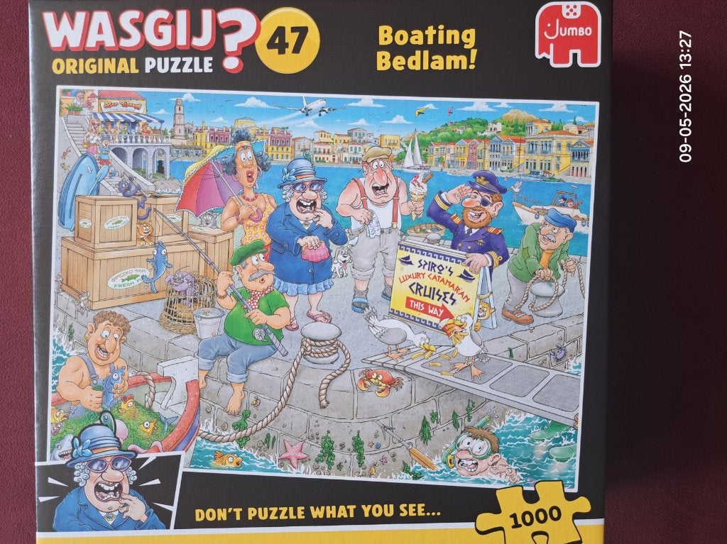 Wasgij puzzel, Ophalen of Verzenden, 500 t/m 1500 stukjes, Zo goed als nieuw, Legpuzzel