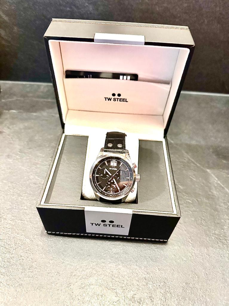 TW Steel Horloge, geheel nieuw, nooit gedragen, Ophalen of Verzenden, Nieuw, Polshorloge, Leer