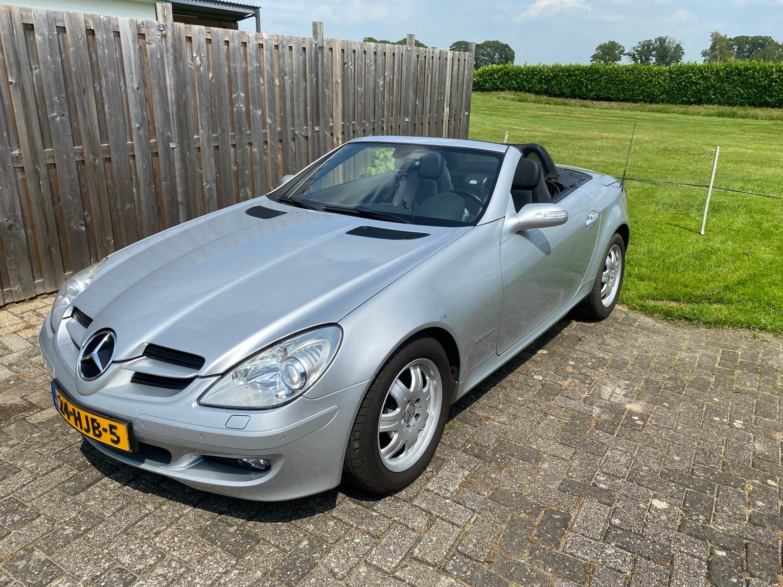 Mercedes-Benz SLK 1.8 Slk200 Kompr Roadster AUT 2007 Grijs, Auto's, Mercedes-Benz, Particulier, SLK, Benzine, F, Cabriolet, Automaat