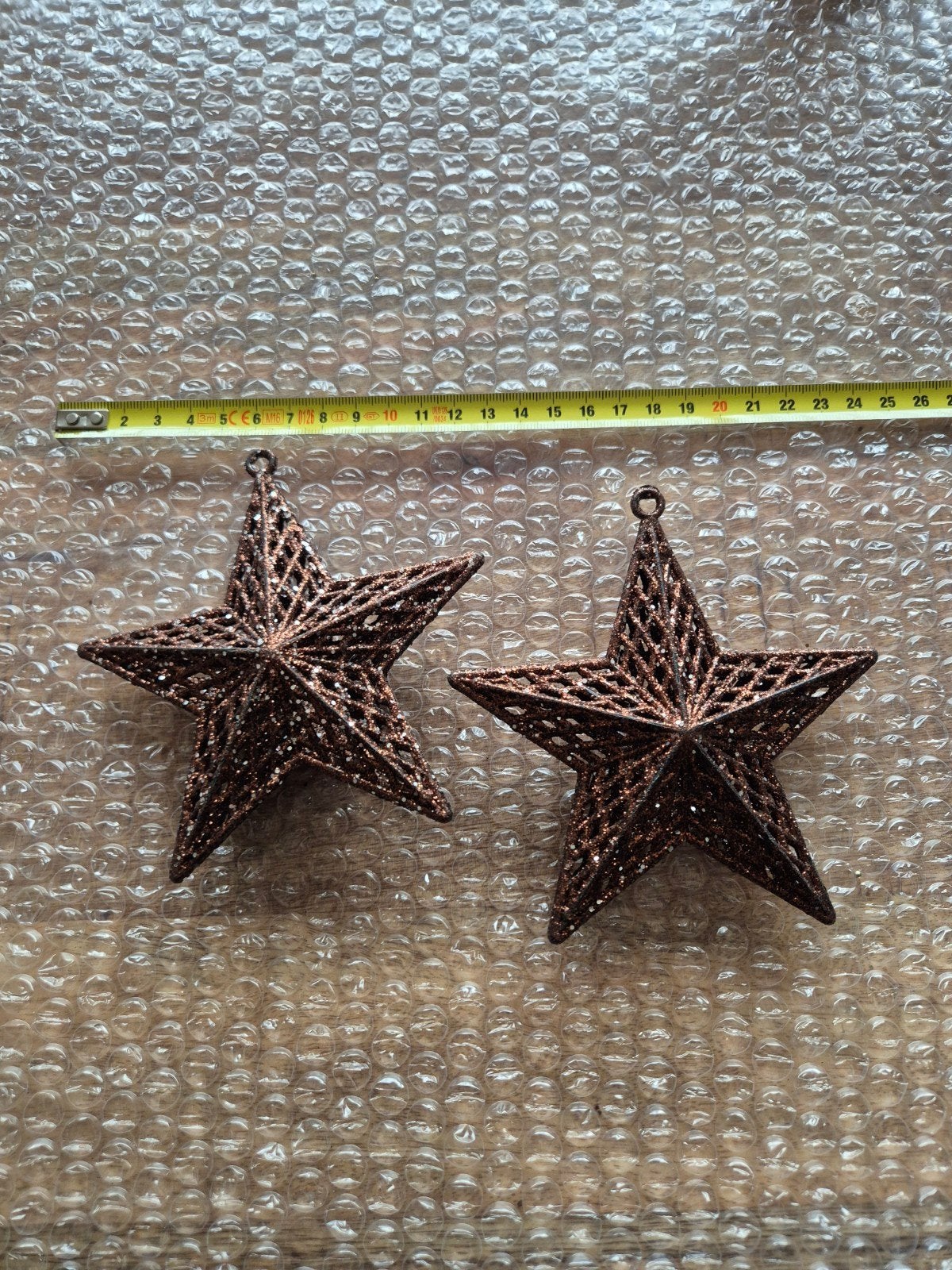 kerst 2 mooie ster hangers kerst, Ophalen of Verzenden, Nieuw