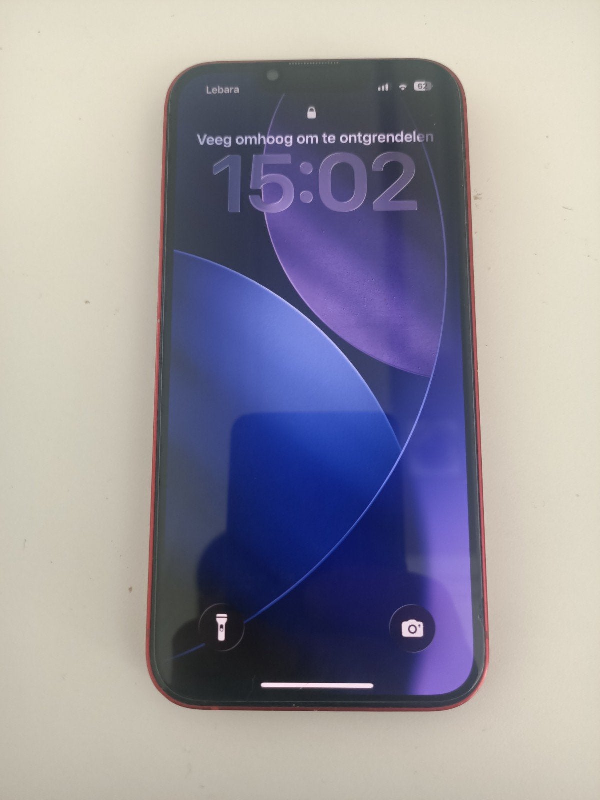 iPhone 13 Rood 128 GB - Gebarsten achterkant, Ophalen, IPhone 13, 76 %, Zonder simlock