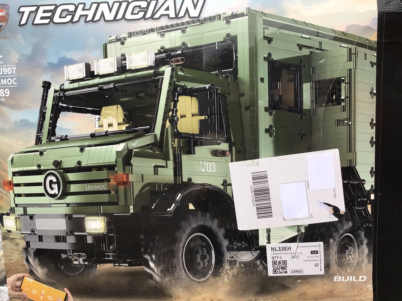 Bouwpakket, Gebruikt, 1:50 of kleiner, Truck, Ophalen