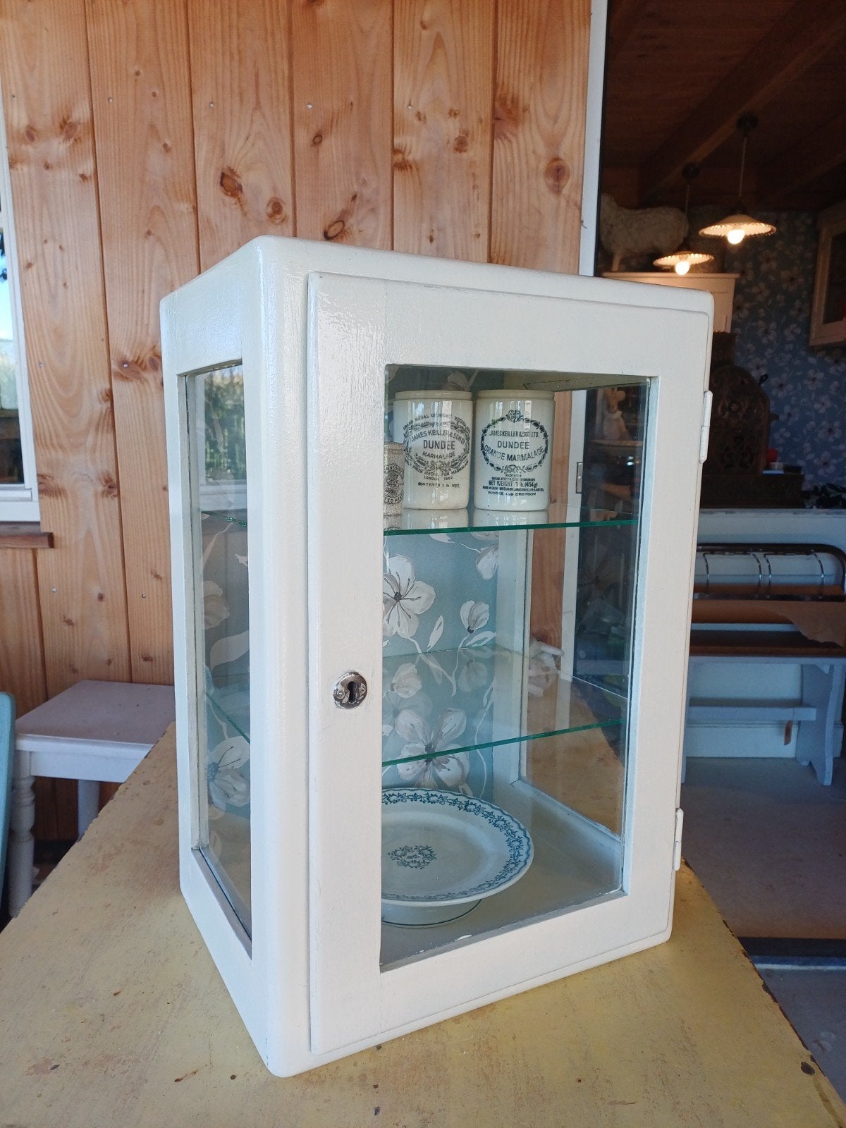 Brocant Oud  Vitrine/Pronk Kastje, Antiek en Kunst, Ophalen