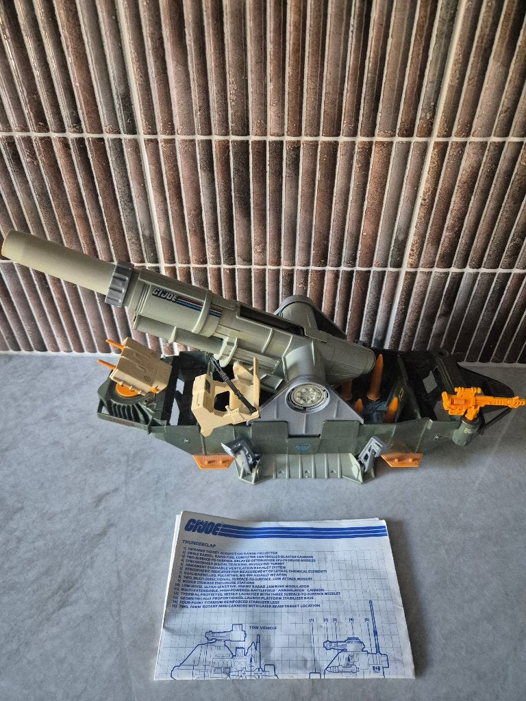 G.I. Joe Thunderclap met Long Range en handleiding, Ophalen of Verzenden, Gebruikt