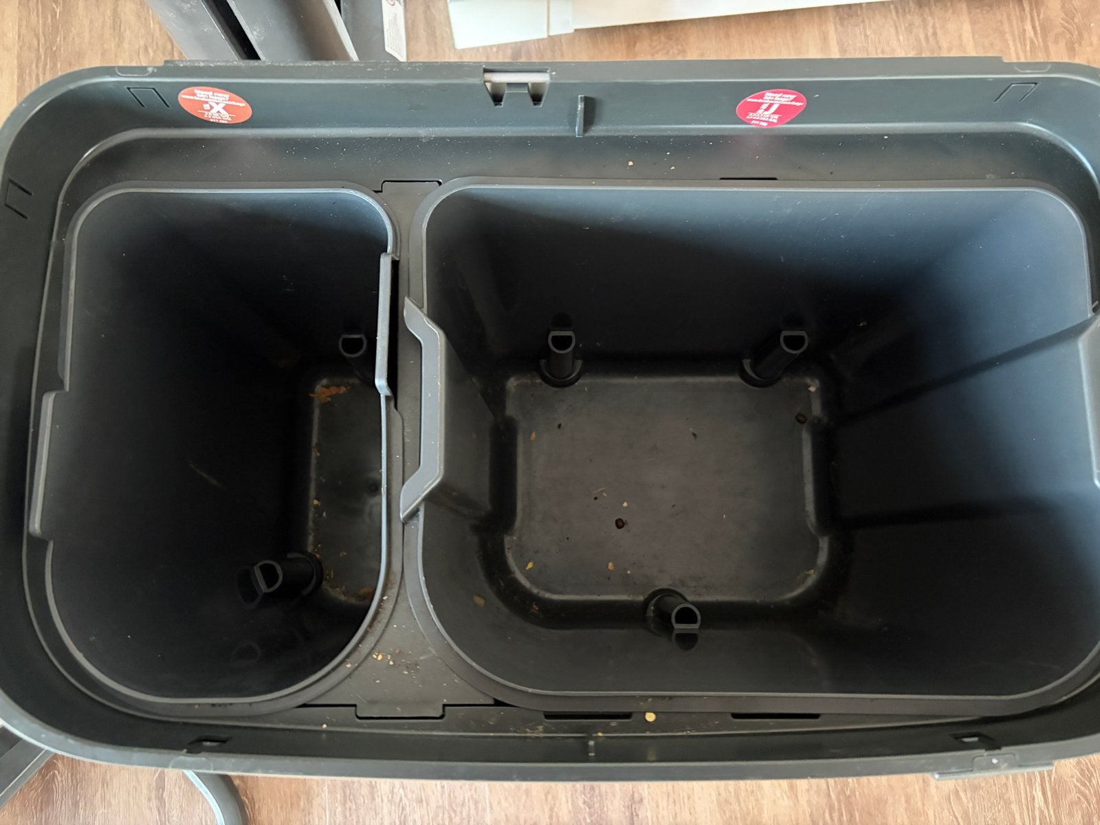 Brabantia Bo Touch Bin - Afvalscheiding 11L + 23L, Huis en Inrichting, Woonaccessoires | Prullenbakken, Gebruikt, Metaal, 75 – 100