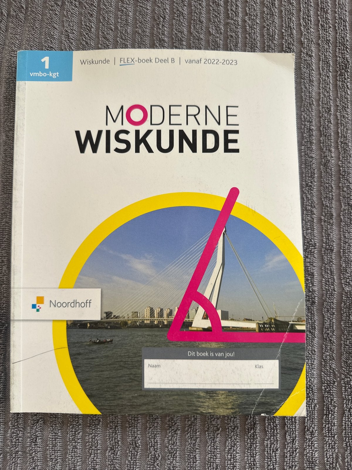 Moderne Wiskunde flex-boek Deel B VMBO KGT, Ophalen of Verzenden, Gelezen, VMBO, Wiskunde A