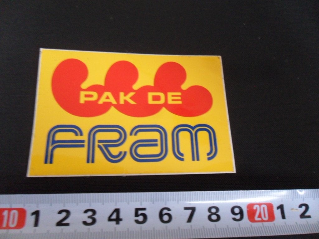 sticker Leeuwarden Friesland PAK DE FRAM, Ophalen of Verzenden, Zo goed als nieuw