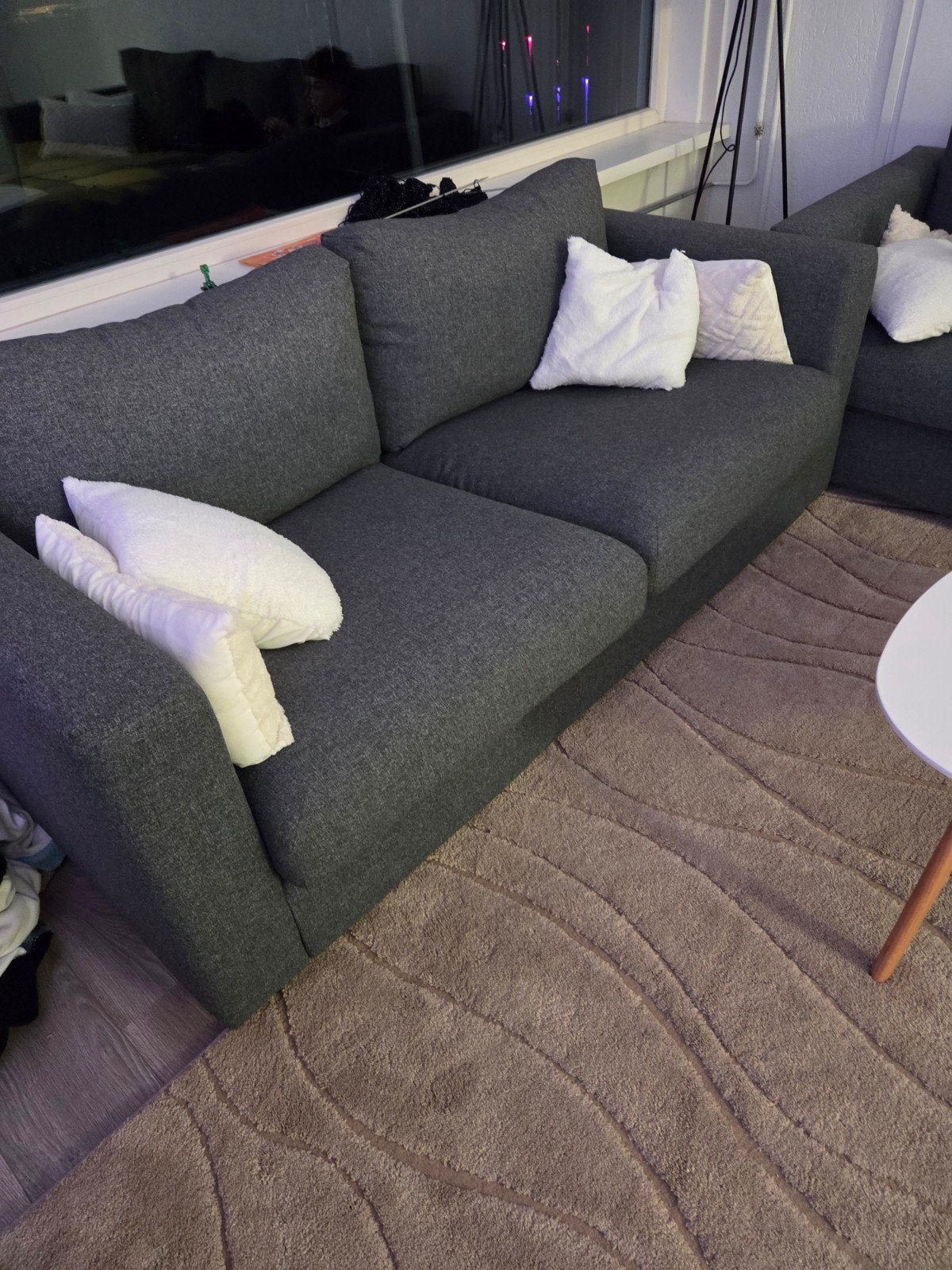 Ikea Vimle 2-zits slaapbank en 3-zitsbank 1 jaar oud ZGAN, Huis en Inrichting, Banken | Bankstellen, Zo goed als nieuw, Rechte bank