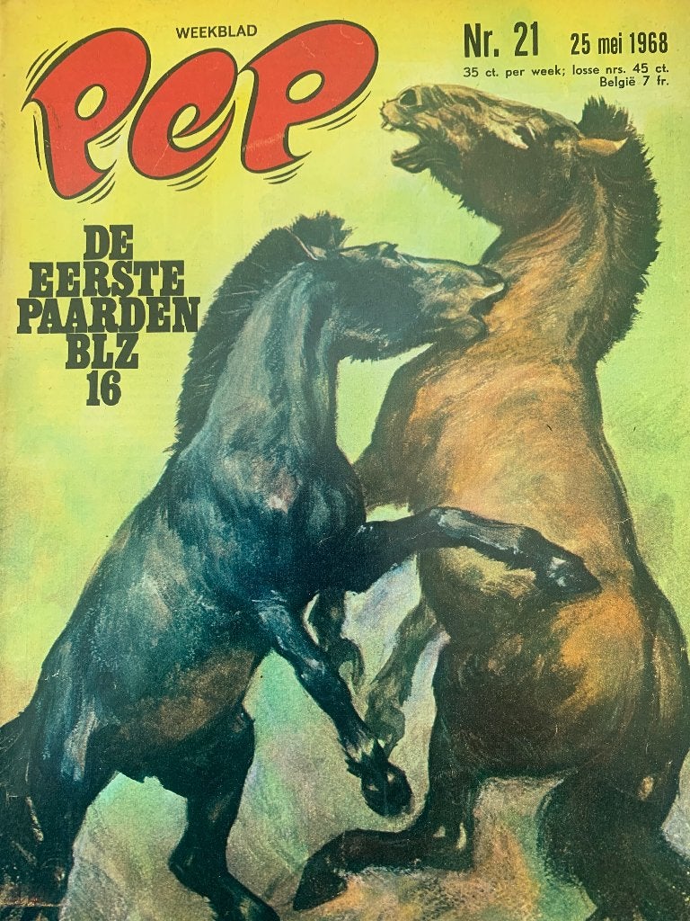 Weekblad PEP  NR. 21 - 25 mei 1968, Boeken, Eén stripboek, Ophalen of Verzenden, Gelezen