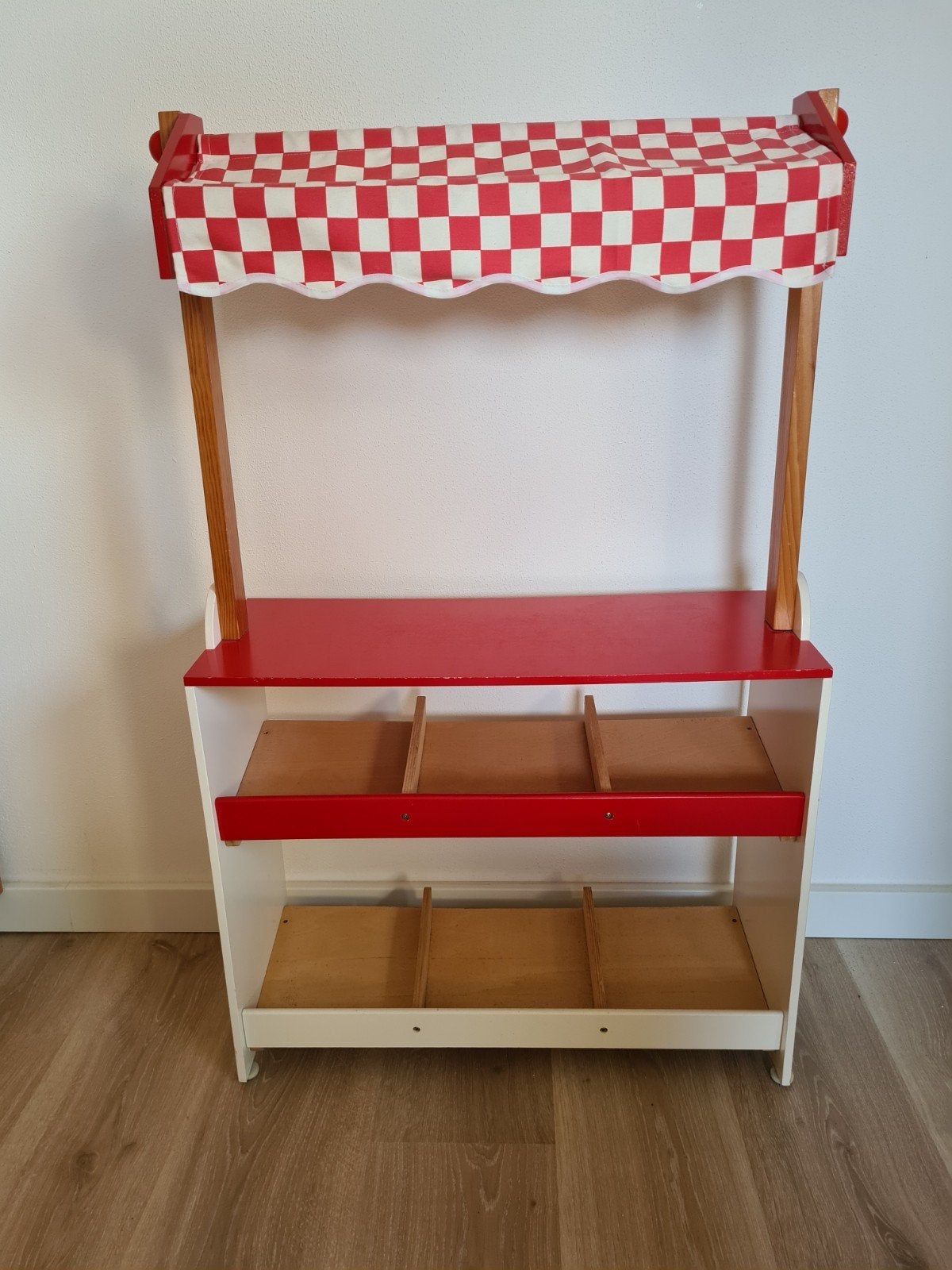 Houten marktkraam / winkeltje, Ophalen, Gebruikt, Meubelstuk of Keukentje