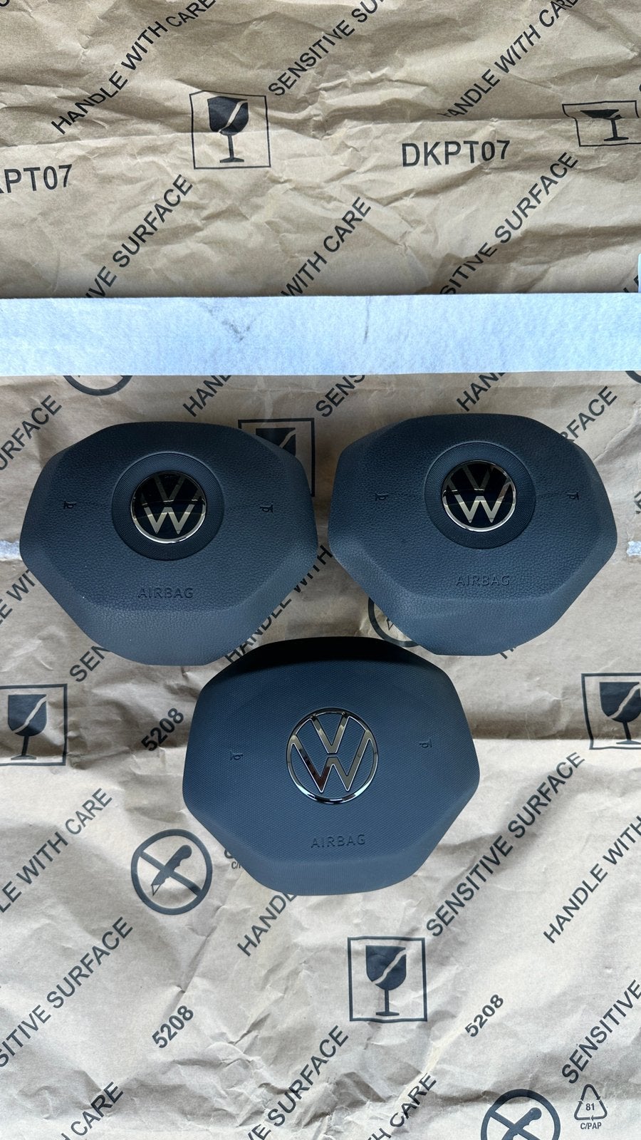 VW AIRBAG STUUR GOLF 8 TIGUAN ARTEON STUURWIEL STUURAIRBAG, Ophalen, Nieuw