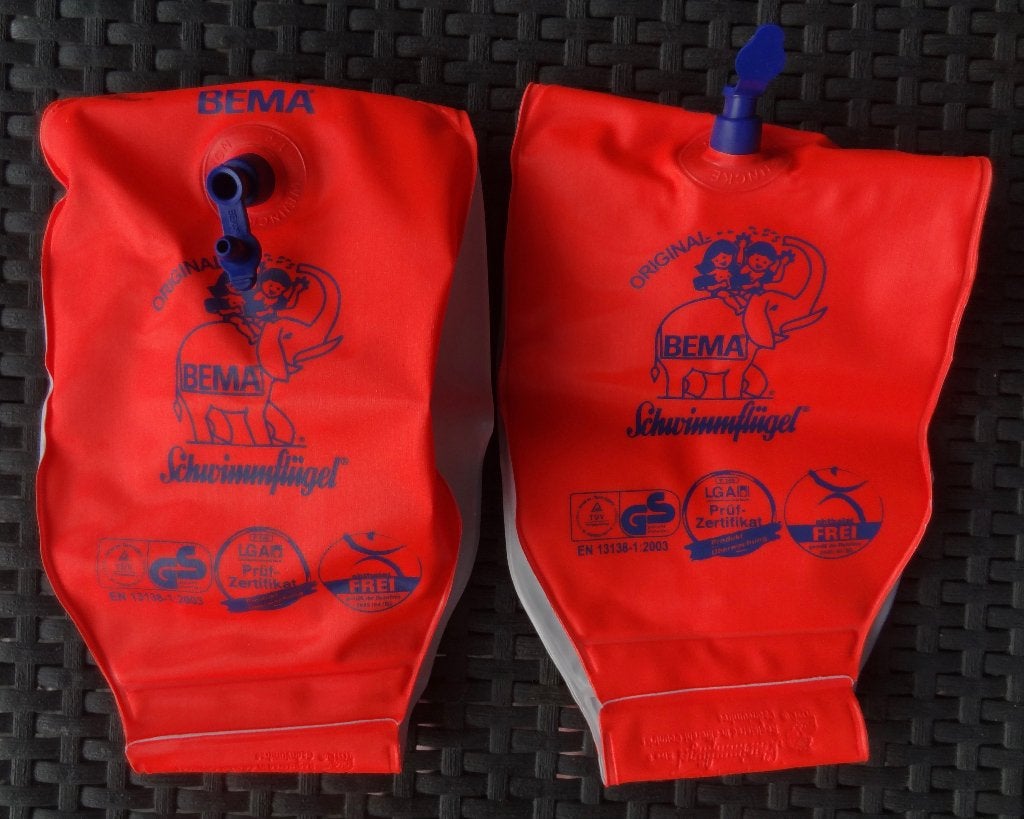 Oranje zwembandjes van bema, 11 - 30 kg, 1 - 6 jaar, Jongen of Meisje, One size, Ophalen of Verzenden, Zo goed als nieuw