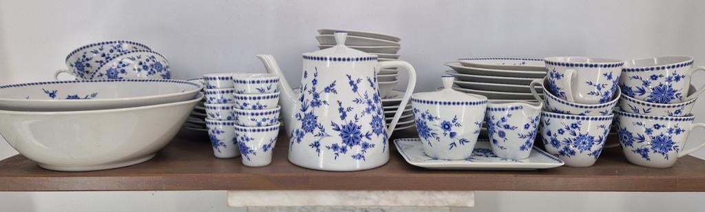 Seltmann Weiden Bavaria “Bayerisch Blau” | Grote Serviesset, Antiek en Kunst, Antiek | Servies compleet, Ophalen of Verzenden