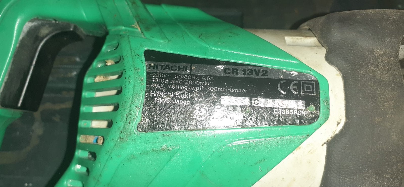 Schrapzaag Hitachi, Ophalen, Gebruikt, 1200 watt of meer, Decoupeerzaag