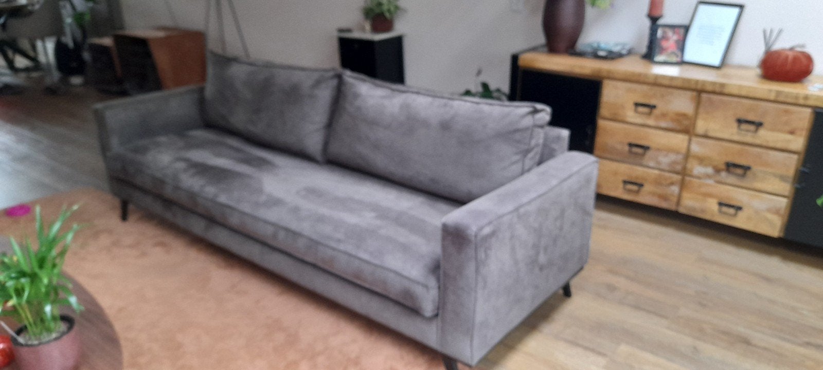 3 zits bank 235 cm breed vandaag ophalen, Huis en Inrichting, Ophalen, Driepersoons, 75 tot 100 cm, Stof