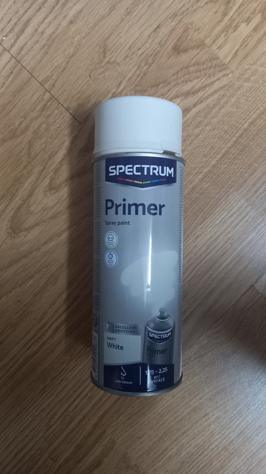 Nieuwe Spectrum Primer Spuitverf - Mat Wit 400ml, Doe-het-zelf en Verbouw, Wit, Nieuw, Ophalen of Verzenden, Verf