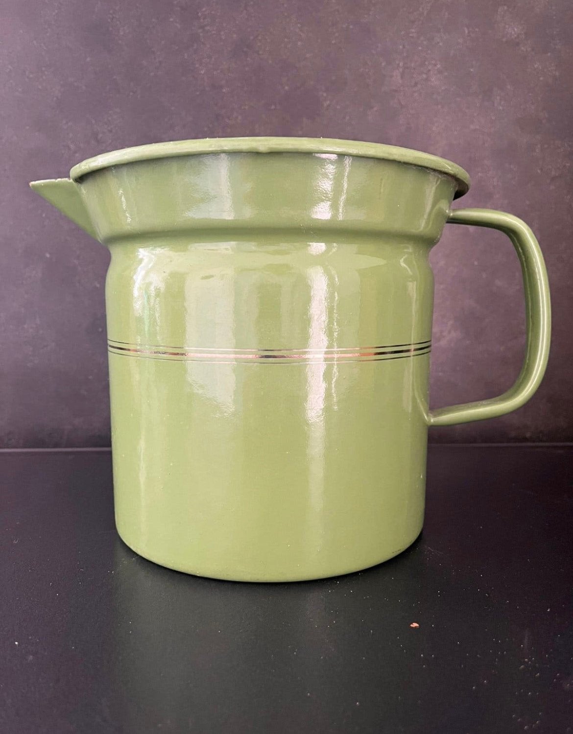 Vintage emaille melkkoker, Antiek en Kunst, Ophalen of Verzenden