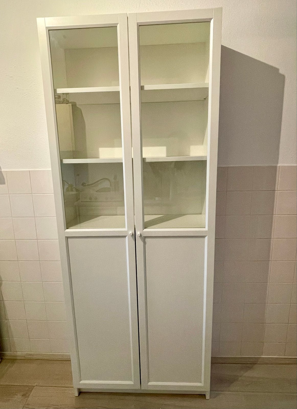 IKEA Billy Boekenkast met Oxberg deuren - Super goede staat, Ophalen, 200 cm of meer, 50 tot 100 cm, Zo goed als nieuw