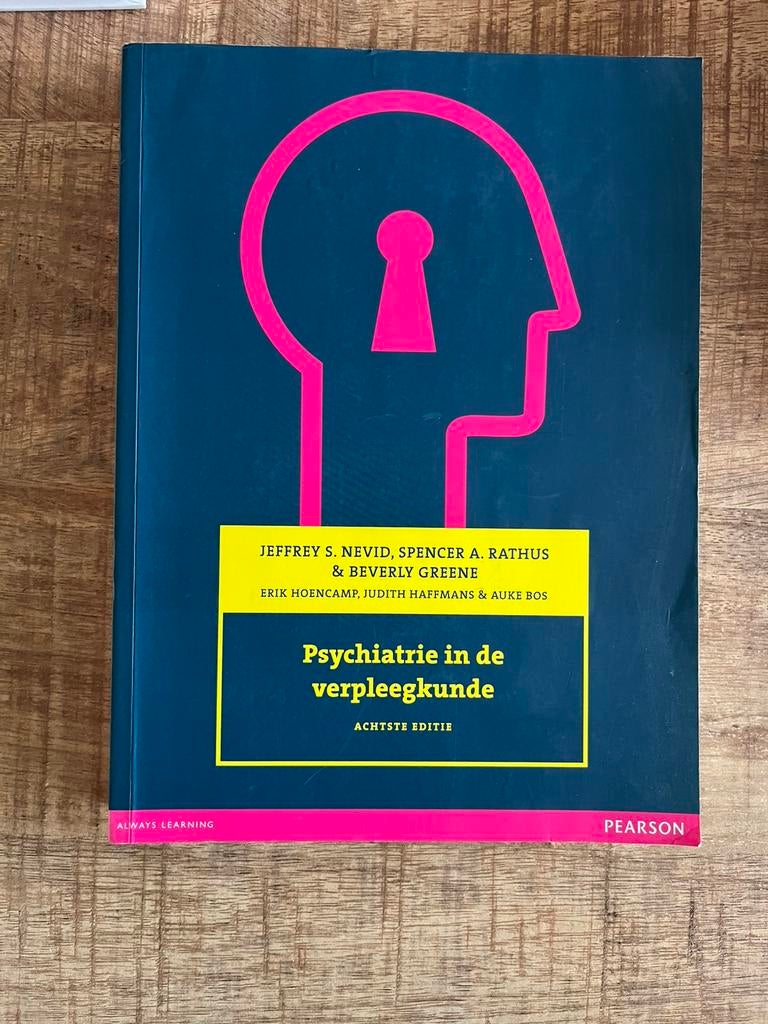 Psychiatrie in de verpleegkunde, Boeken, Ophalen of Verzenden, Beta, Zo goed als nieuw, HBO