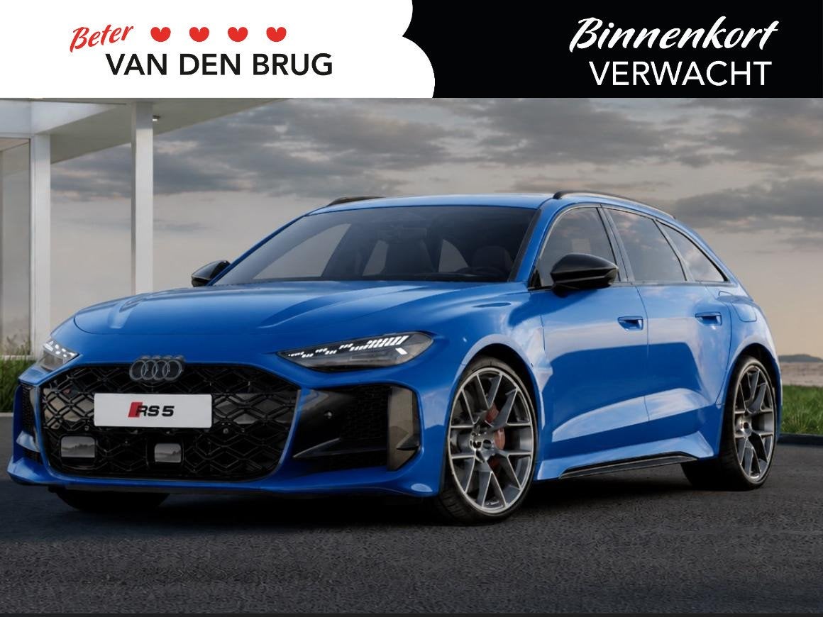 Audi A5 Avant RS 5 e-hybrid 470 kW / 639 PK 8 versn. | Carbo, Auto's, Automaat, Blauw, RS5, 26 kWh