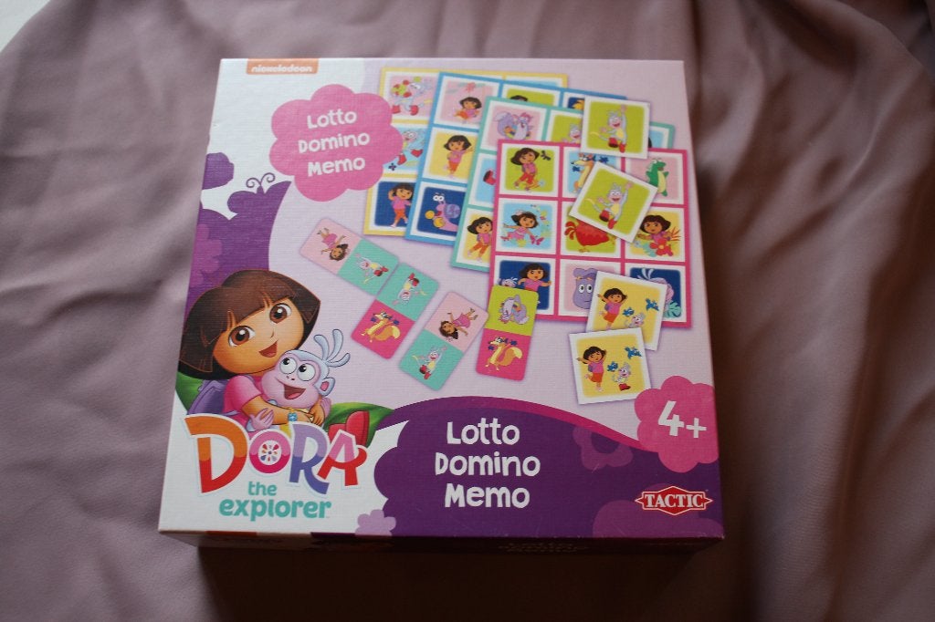 Nieuw Dora Lotto Domino Memo - spel, Een of twee spelers, Ophalen of Verzenden, Nieuw