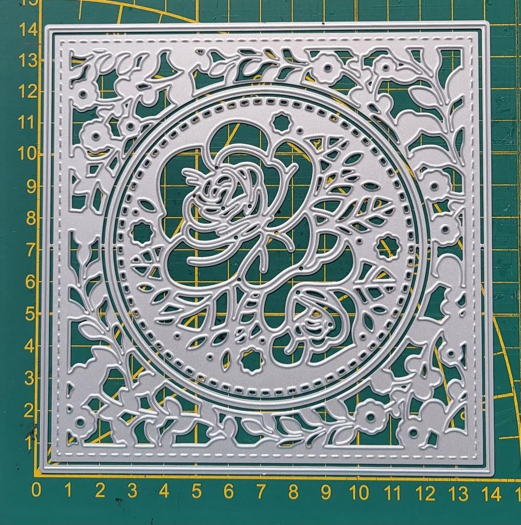 Snij en Embossingmal frame roos, Ophalen of Verzenden, Overige thema's, Pons of Mal