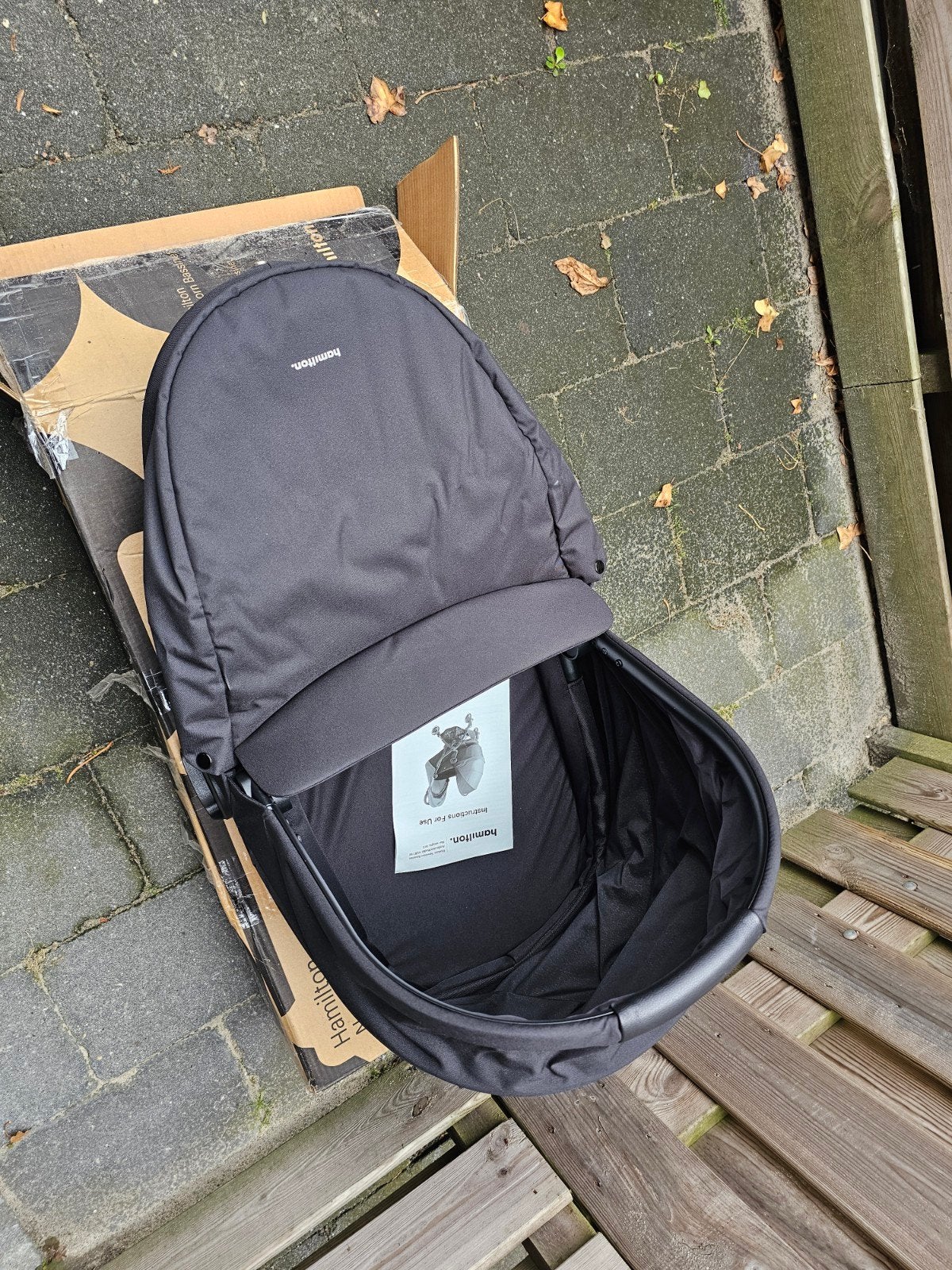 Hamilton kinderwagen met reiswieg en draagtas, Kinderen en Baby's, Gebruikt, Combiwagen, Met reiswieg, Ophalen