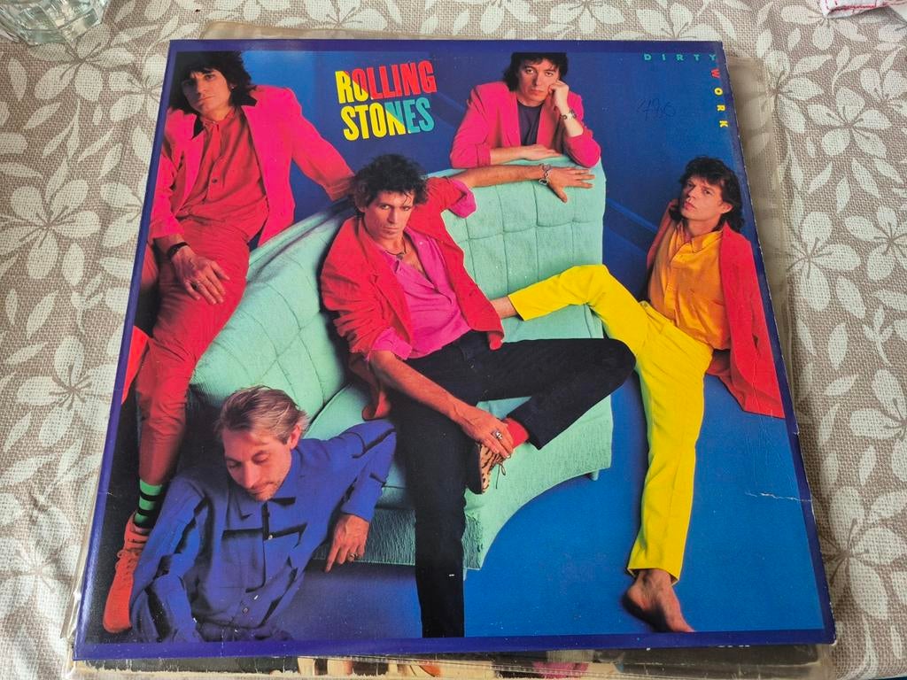 LP The Rolling Stones Dirty Work, Ophalen of Verzenden