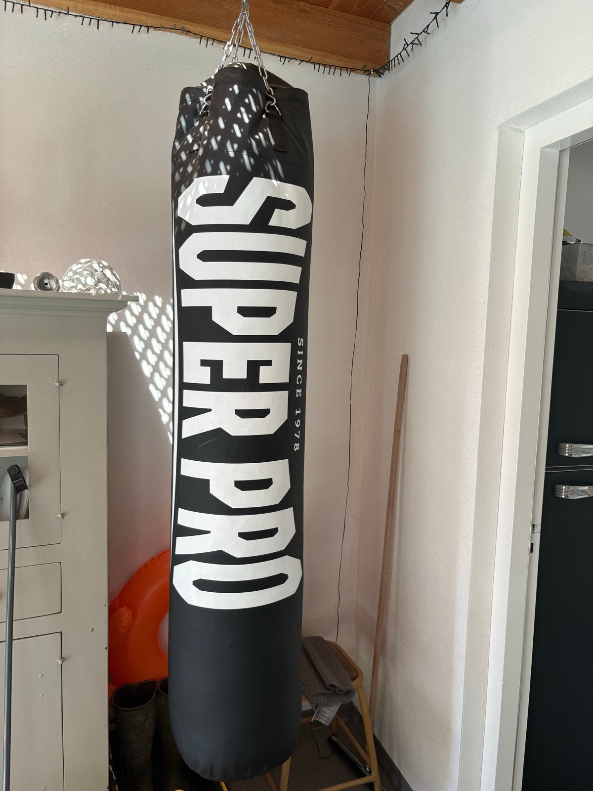 SuperPro Combat Gear Bokszak - Zwart, Ophalen of Verzenden, Zo goed als nieuw, Overige, Vechtsportmateriaal