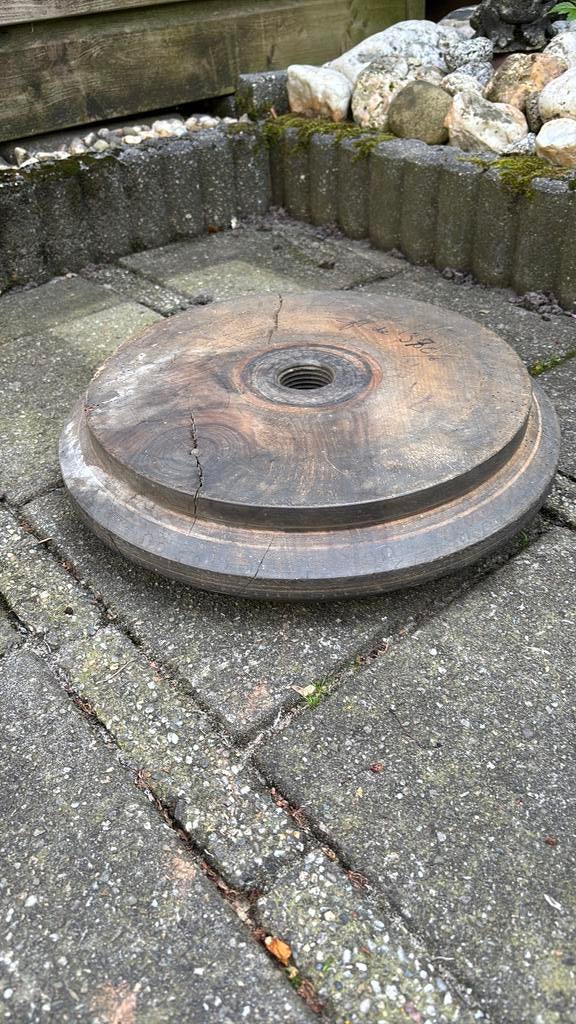 Houten plateau, Ophalen