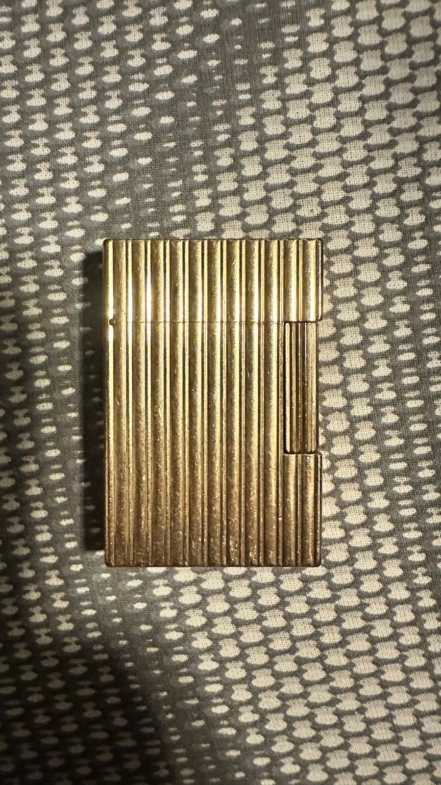 Vintage S.T. Dupont Goudkleurige Aansteker - Made in France, Verzamelen, Rookartikelen, Aanstekers en Luciferdoosjes, Ophalen of Verzenden