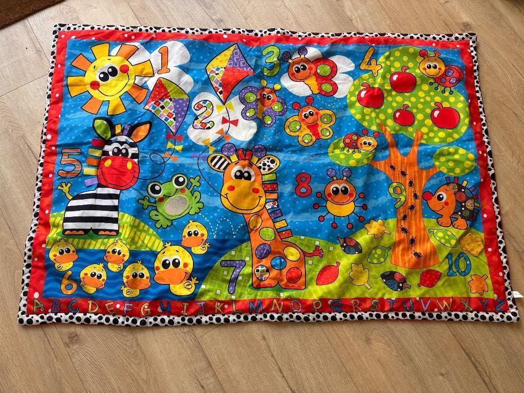 Baby speelkleed gekleurd dieren, spiegeltje/knisper vlakjes, Ophalen, Zo goed als nieuw, Overige typen