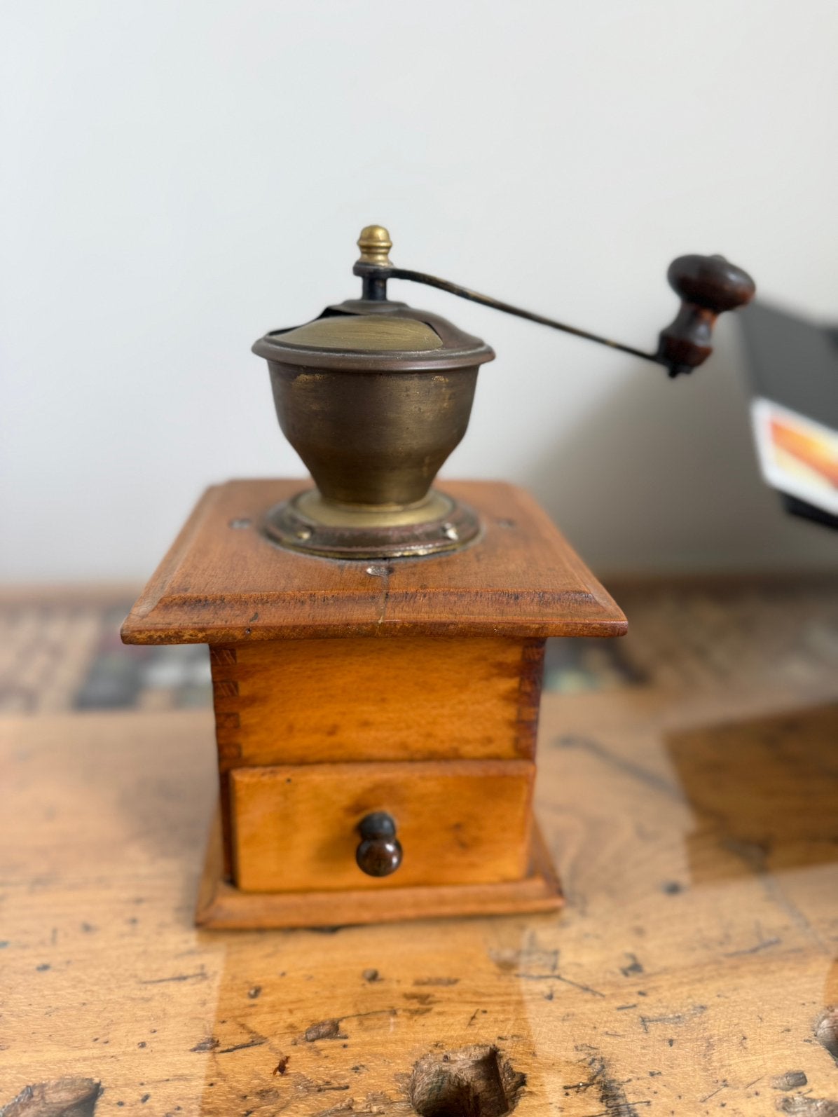 Vintage koffiemolen, Antiek en Kunst, Ophalen of Verzenden