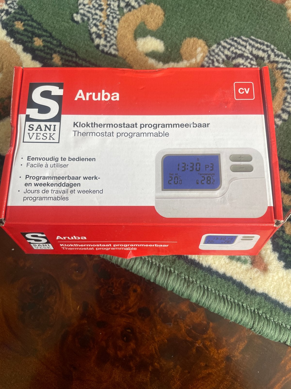Sani Veski Aruba Klokthermostaat Programmeerbaar, Ophalen of Verzenden, Nieuw