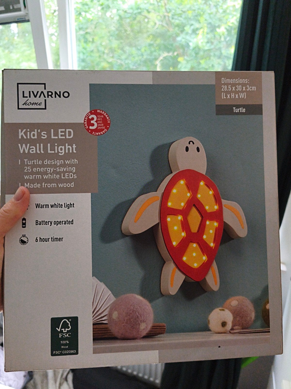 Schildpad lamp nieuw in doos, Ophalen of Verzenden, Nieuw, 4 t/m 7 personen