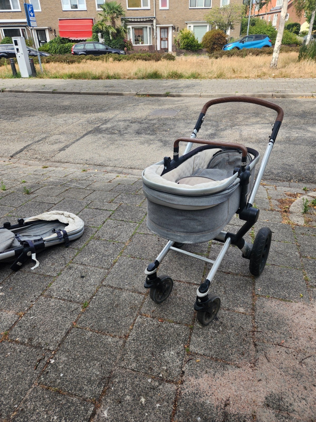 Joolz Day Combiwagen met Reiswieg en Zitje, Ophalen, Gebruikt, Combiwagen, Met reiswieg