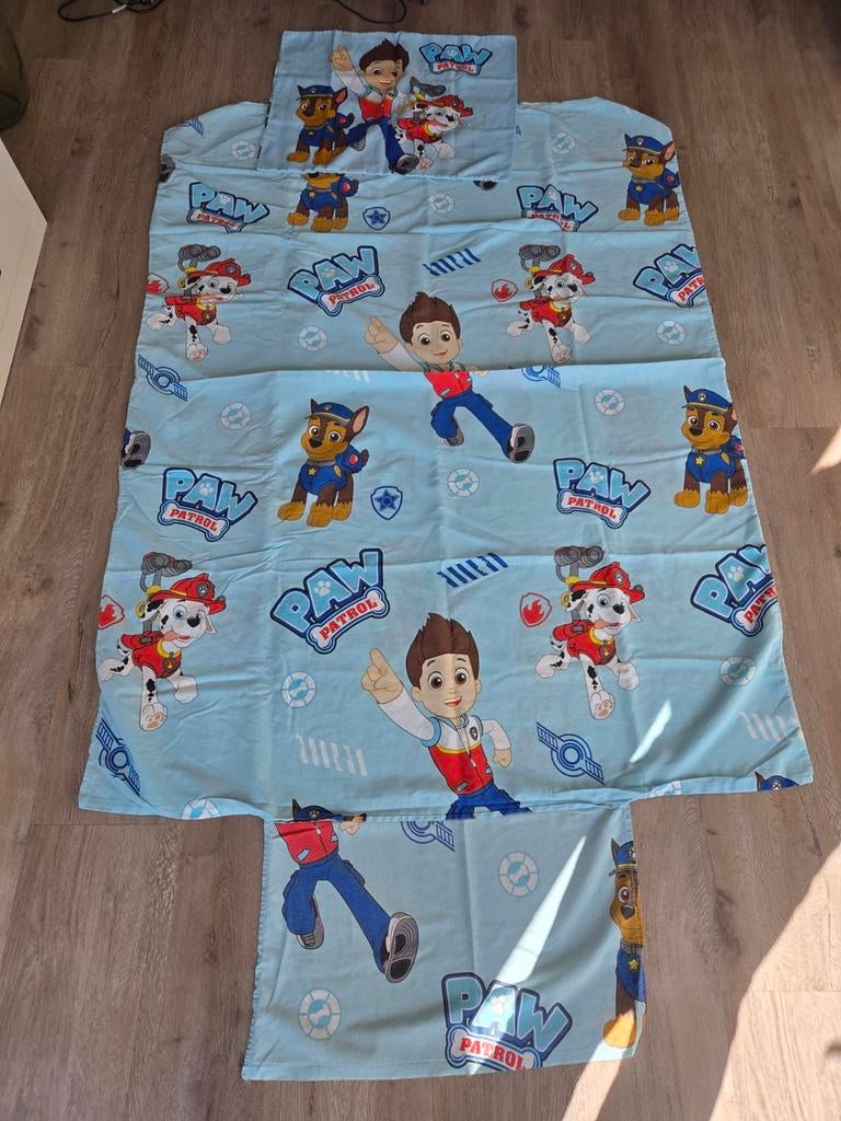 1 persoons dekbedovertrek Paw Patrol, Kinderen en Baby's, Kinderkamer | Beddengoed, Ophalen of Verzenden, Jongetje of Meisje, Dekbedovertrek