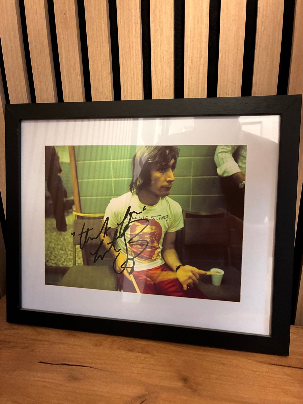 Gesigneerde foto Charlie Watts (The Rolling Stones), Ophalen, Foto, Fotografie, Gesigneerd
