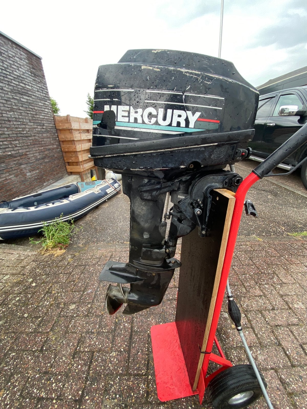 Nette mercury 6pk kortstaart, Watersport en Boten, Ophalen of Verzenden, Gebruikt