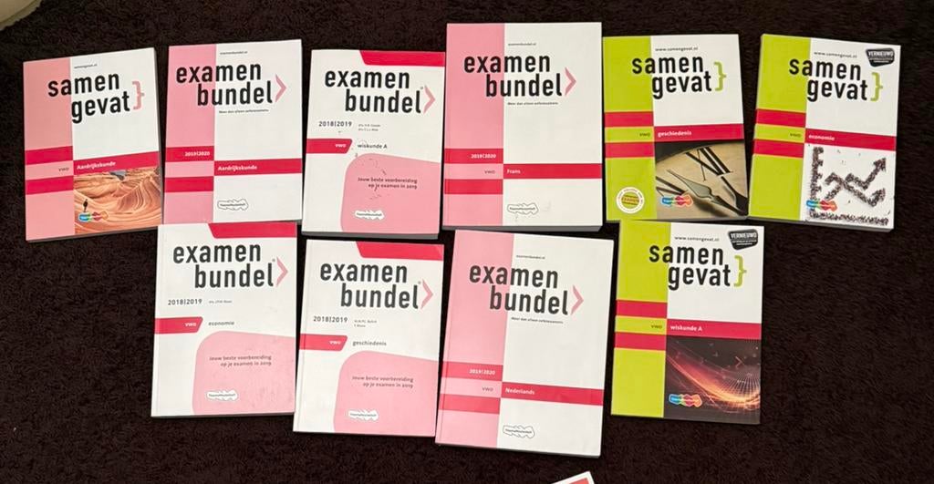 Diverse examenbundels VWO 19/20, Boeken, Schoolboeken, Ophalen of Verzenden, Zo goed als nieuw, VWO