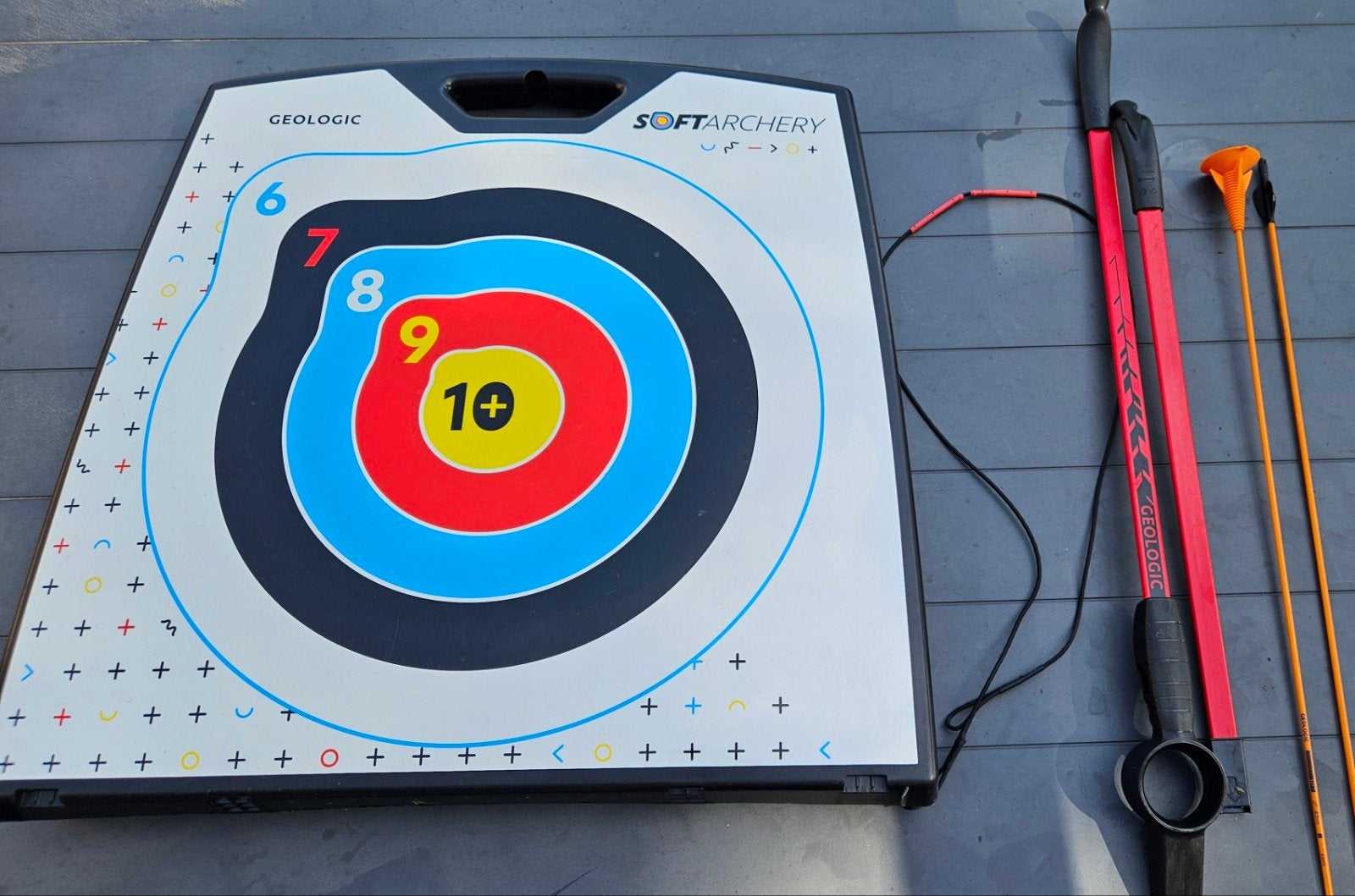 Geologic Softarchery set - Zo goed als nieuw, Sport en Fitness, Ophalen of Verzenden, Zo goed als nieuw, Overige typen