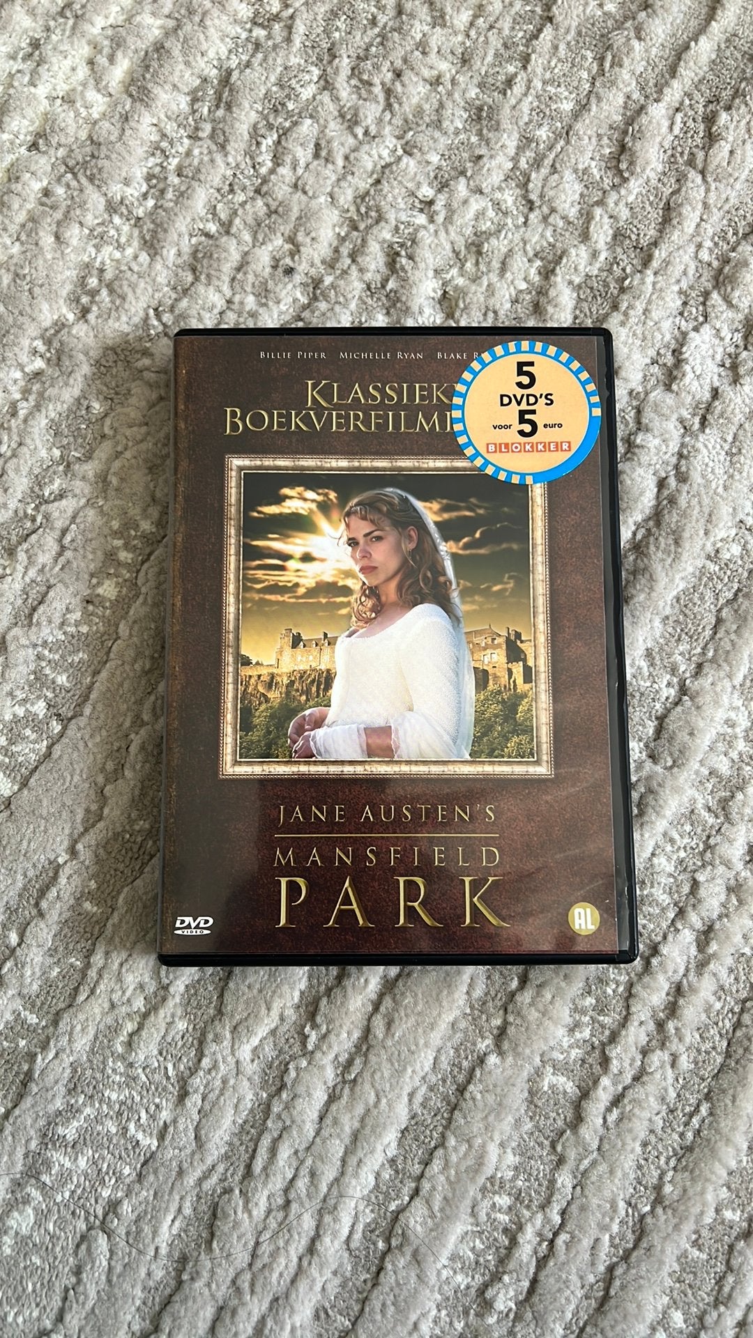 Mansfield Park - Klassieke Britse Film op DVD, Alle leeftijden, Verzenden, Gebruikt, Historisch of Kostuumdrama