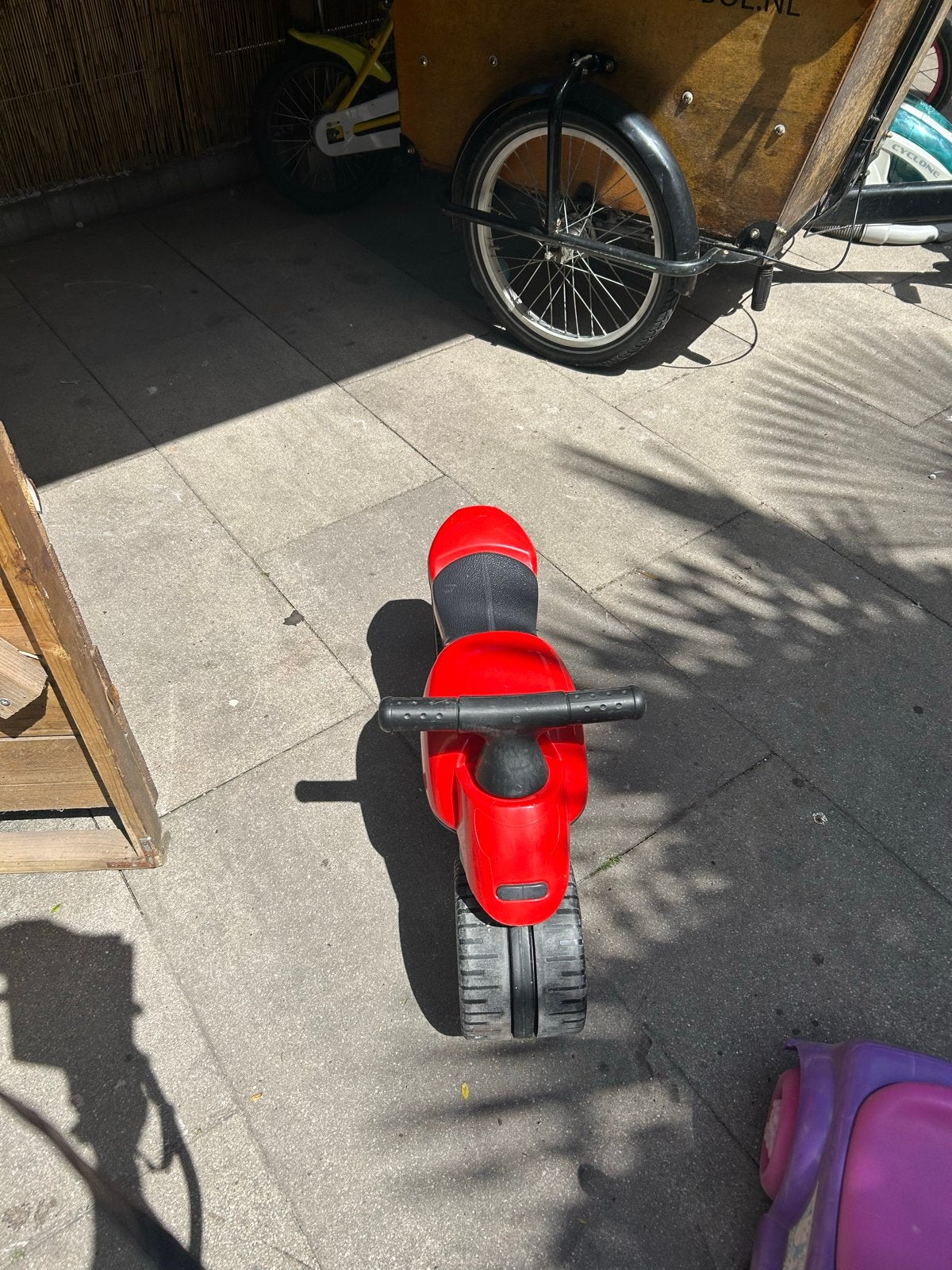 Rode loopmotor voor peuters, Ophalen of Verzenden, Gebruikt, Loopfiets