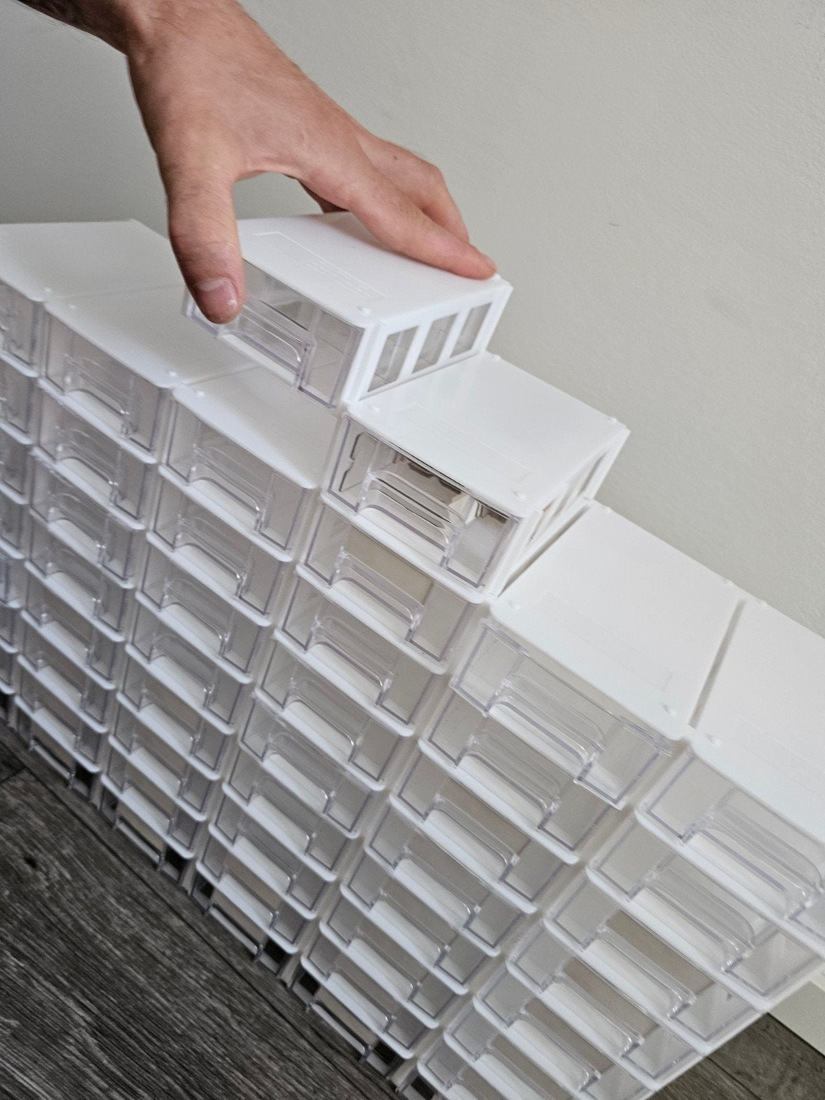 Ladenkastjes / opbergkast met 48 transparante lades, Ophalen of Verzenden