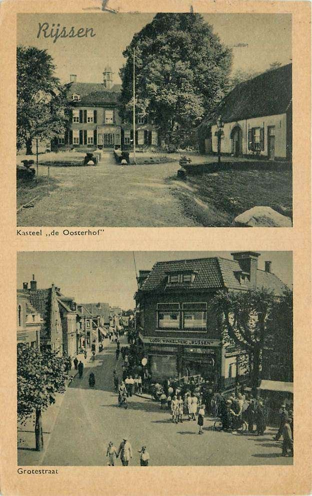 304-091-047 Rijssen Kasteel de Oosterhof en Grotestraat, Verzenden, Voor 1920, Overijssel